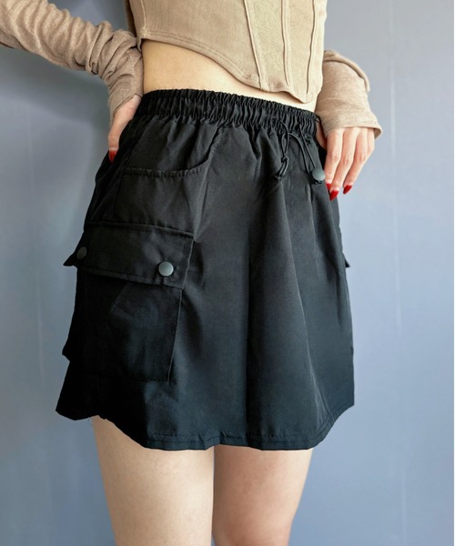 スカート Flared Cargo Mini Skirt セール】カーゴミニスカート（スカート）｜Silly（シリー）の