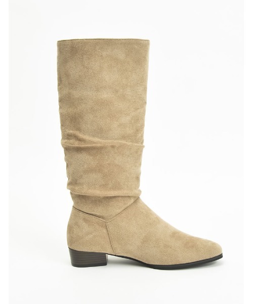 Re:EDIT（リエディ）の「[大きいサイズ有]インヒールスタックヒールロングブーツ（ブーツ・レディース・ブラック/ベージュ/ブラウン・SMALL/MEDIUM/LARGE/X-LARGE）」の12枚目の写真