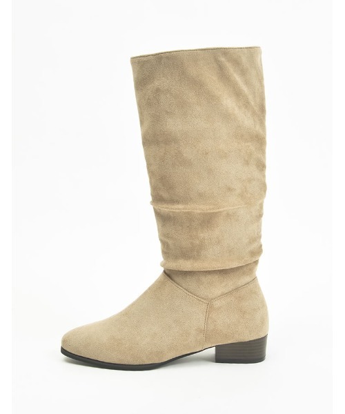 Re:EDIT（リエディ）の「[大きいサイズ有]インヒールスタックヒールロングブーツ（ブーツ・レディース・ブラック/ベージュ/ブラウン・SMALL/MEDIUM/LARGE/X-LARGE）」の13枚目の写真