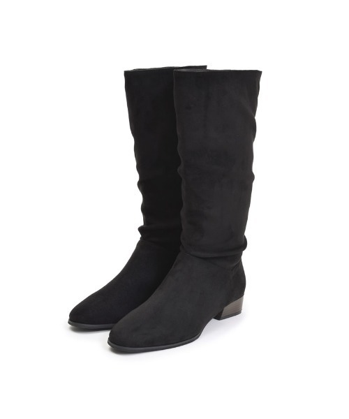 Re:EDIT（リエディ）の「[大きいサイズ有]インヒールスタックヒールロングブーツ（ブーツ・レディース・ブラック/ベージュ/ブラウン・SMALL/MEDIUM/LARGE/X-LARGE）」の15枚目の写真