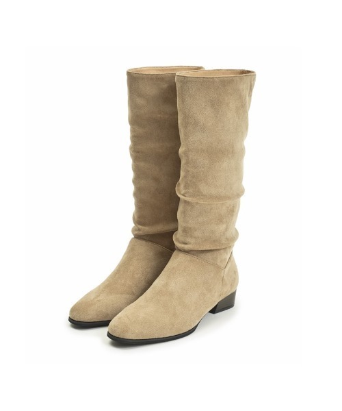 Re:EDIT（リエディ）の「[大きいサイズ有]インヒールスタックヒールロングブーツ（ブーツ・レディース・ブラック/ベージュ/ブラウン・SMALL/MEDIUM/LARGE/X-LARGE）」の16枚目の写真