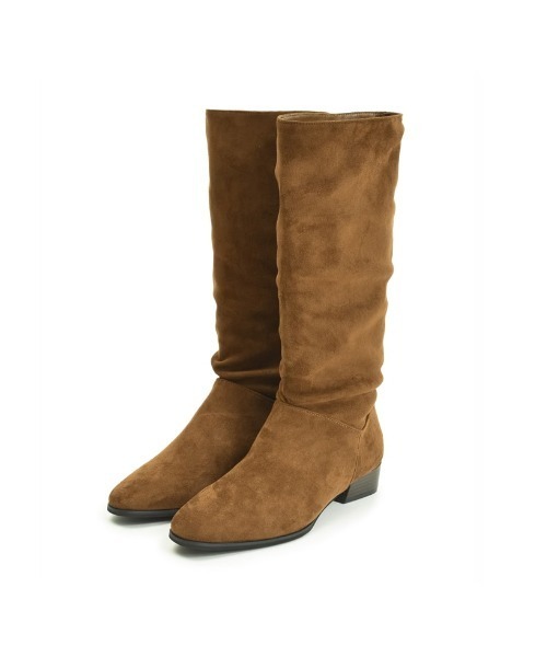 Re:EDIT（リエディ）の「[大きいサイズ有]インヒールスタックヒールロングブーツ（ブーツ・レディース・ブラック/ベージュ/ブラウン・SMALL/MEDIUM/LARGE/X-LARGE）」の17枚目の写真