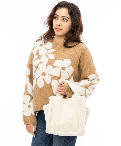 BILLABONG(ビラボン)の「BILLABONG レディース BOA MINI TOTE BAG バッグ 【2024年秋冬モデル】/ビラボンロゴボアミニトートバッグ(トートバッグ・レディース・アイボリー/ブラウン/ブラック/ブルー・FREE)」の16枚目の写真