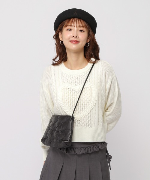 ALAND（エーランド）の「【UNISEX】ALAND／シュウロゴショルダーBAG（ショルダーバッグ・レディース・ブラック/ホワイト/ボルドー・FREE）」の20枚目の写真