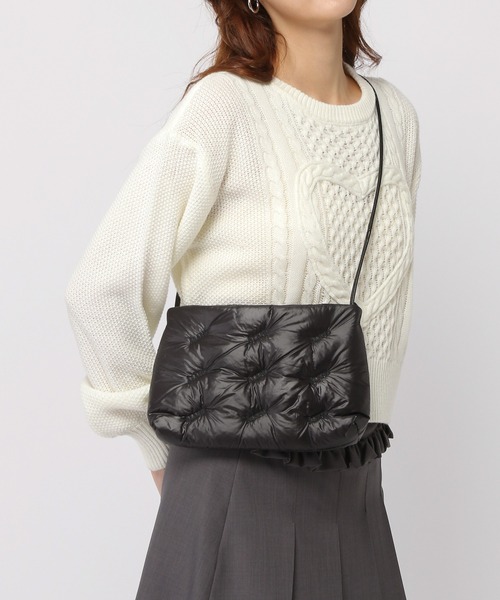 ALAND（エーランド）の「【UNISEX】ALAND／シュウロゴショルダーBAG（ショルダーバッグ・レディース・ブラック/ホワイト/ボルドー・FREE）」の21枚目の写真