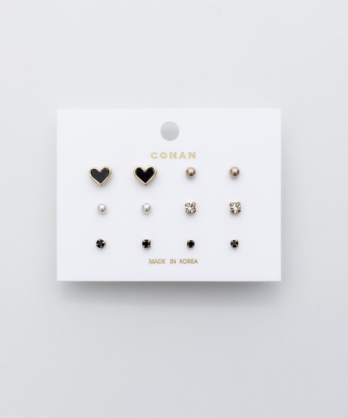 ciite'（シーテ）の「ピアス 6セット / pierce 6 set（ピアス（両耳用）・レディース・ブラック/ピンク/ホワイト/レッド・FREE）」の11枚目の写真