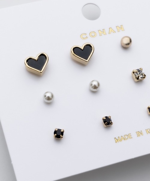 ciite'（シーテ）の「ピアス 6セット / pierce 6 set（ピアス（両耳用）・レディース・ブラック/ピンク/ホワイト/レッド・FREE）」の12枚目の写真