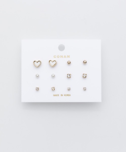 ciite'（シーテ）の「ピアス 6セット / pierce 6 set（ピアス（両耳用）・レディース・ブラック/ピンク/ホワイト/レッド・FREE）」の14枚目の写真