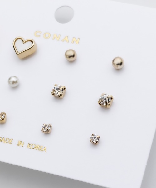 ciite'（シーテ）の「ピアス 6セット / pierce 6 set（ピアス（両耳用）・レディース・ブラック/ピンク/ホワイト/レッド・FREE）」の16枚目の写真