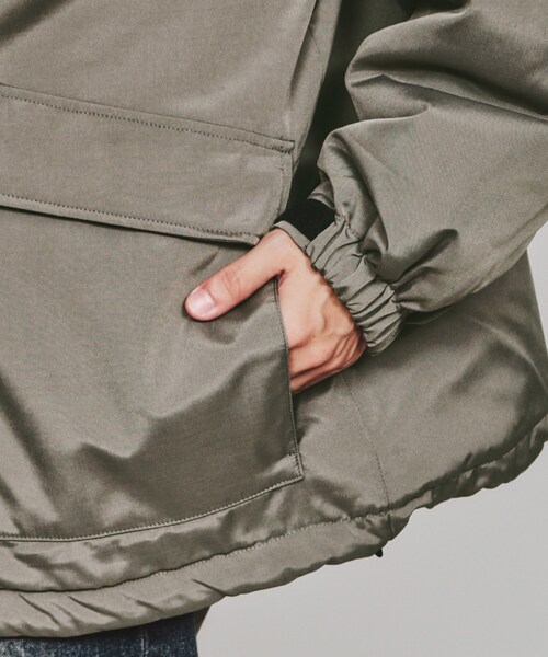 tk.TAKEO KIKUCHI(ティーケータケオキクチ)の「【マシンウォッシャブル】REPREVEフード中綿ブルゾン(ブルゾン・メンズ・グレー/ブラック/ライトブルー・01/02/03/04)」の12枚目の写真