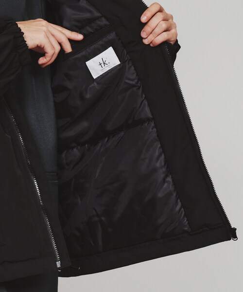 tk.TAKEO KIKUCHI(ティーケータケオキクチ)の「【マシンウォッシャブル】REPREVEフード中綿ブルゾン(ブルゾン・メンズ・グレー/ブラック/ライトブルー・01/02/03/04)」の19枚目の写真