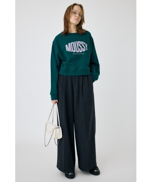 トレーナー スウェット 「ZOZO・一部店舗限定」PATCHED OVAL MOUSSY LOGO プルオーバー レディース ZOZO・一部店舗限定】PATCHED OVAL MOUSSY LOGO プルオーバー