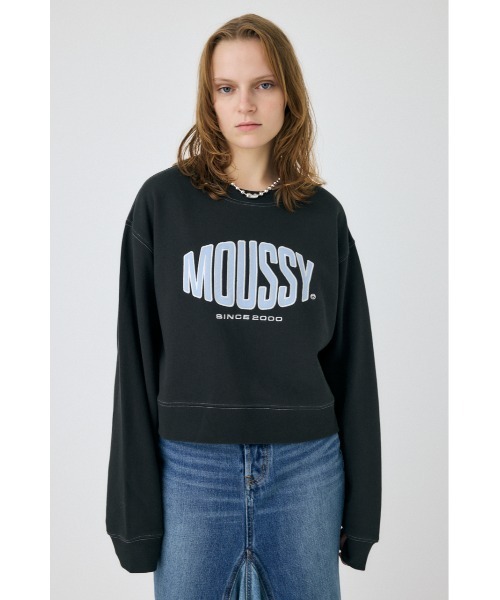 ZOZO・一部店舗限定】PATCHED OVAL MOUSSY LOGO プルオーバー