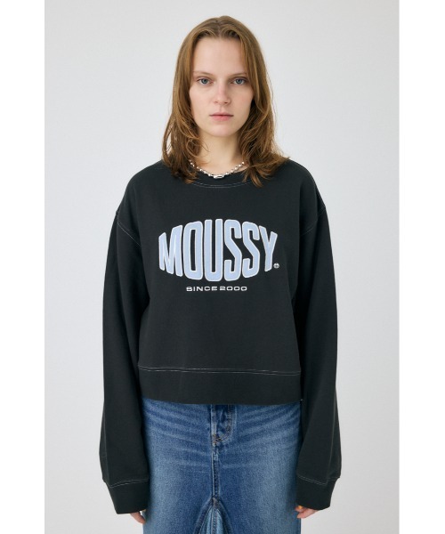 p様　マウジー MOUSSY | RHINESTONE MOUSSY クロップド プルオーバー