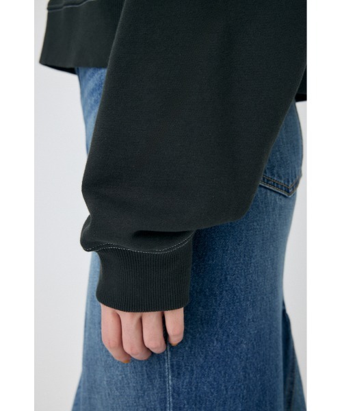 トレーナー スウェット 「ZOZO・一部店舗限定」PATCHED OVAL MOUSSY LOGO プルオーバー レディース セール】PATCH VELOUR MOUSSY プルオーバー（スウェット