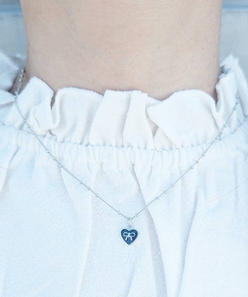 RUBY AND YOU（ルビーアンドユー）の「［select］ハートネックレス（ネックレス・レディース・シルバー・FREE）」の3枚目の写真