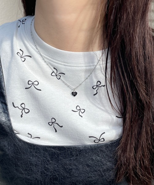 RUBY AND YOU（ルビーアンドユー）の「［select］ハートネックレス（ネックレス・レディース・シルバー・FREE）」の2枚目の写真