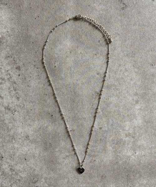 RUBY AND YOU（ルビーアンドユー）の「［select］ハートネックレス（ネックレス・レディース・シルバー・FREE）」の4枚目の写真