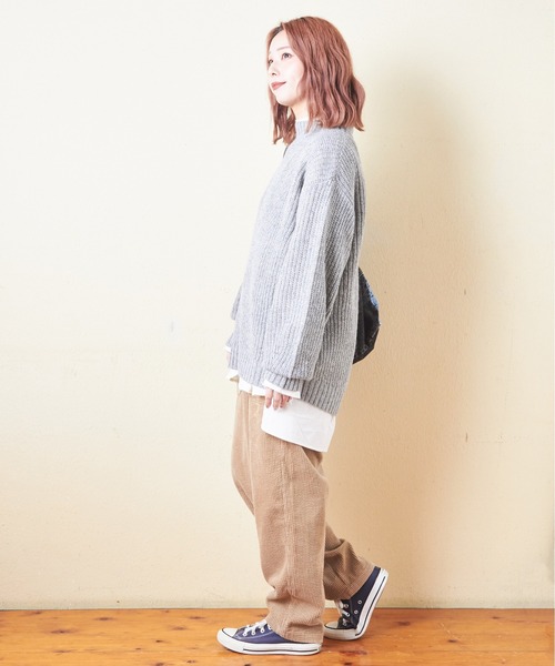 【セール】アンティークニットアイレットプルオーバー（ニット/セーター）｜CUBE SUGAR（キューブシュガー）