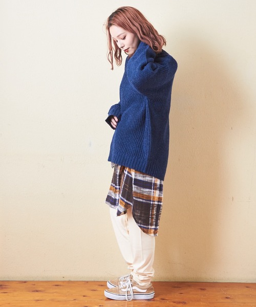 【セール】アンティークニットアイレットプルオーバー（ニット/セーター）｜CUBE SUGAR（キューブシュガー）