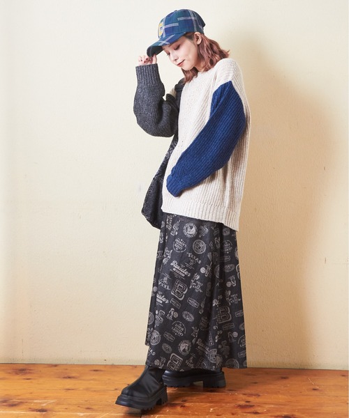 【セール】アンティークニットアイレットプルオーバー（ニット/セーター）｜CUBE SUGAR（キューブシュガー）