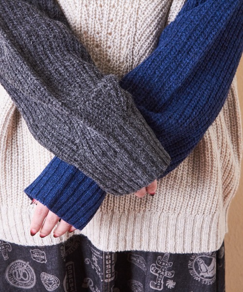 【セール】アンティークニットアイレットプルオーバー（ニット/セーター）｜CUBE SUGAR（キューブシュガー）