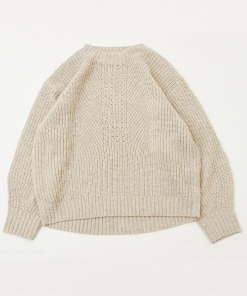 【セール】アンティークニットアイレットプルオーバー（ニット/セーター）｜CUBE SUGAR（キューブシュガー）