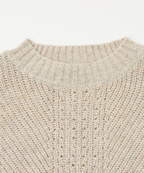 【セール】アンティークニットアイレットプルオーバー（ニット/セーター）｜CUBE SUGAR（キューブシュガー）