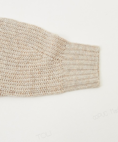 【セール】アンティークニットアイレットプルオーバー（ニット/セーター）｜CUBE SUGAR（キューブシュガー）