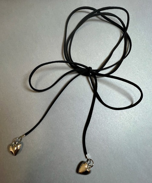 DiamondHearts（ダイヤモンドハーツ）の「ハートモチーフチョーカー（チョーカー・レディース・ブラック・FREE）」の3枚目の写真