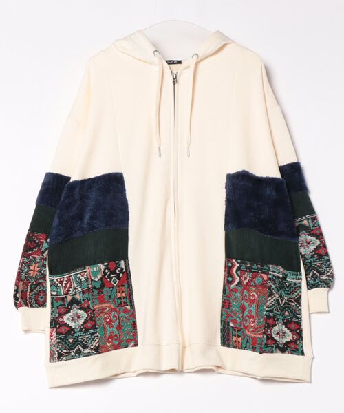 blackmeans パッチワーク パーカー blackmeans パッチワーク パーカー