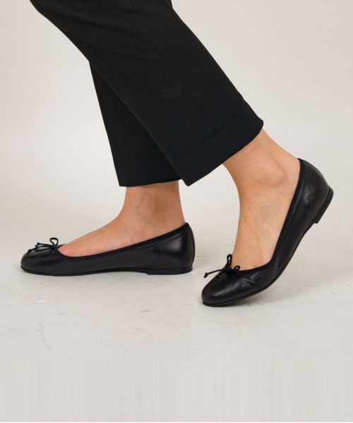 美品 ファビオルスコーニ フラットシューズ バレエシューズ パンプス レザー 黒 FABIO RUSCONI（ファビオルスコーニ） 【並行輸入品】 靴 シューズ