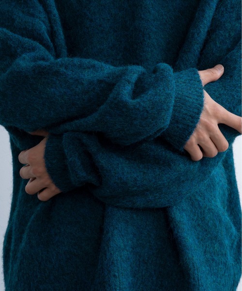 mistreass Long Shaggy Knit Ensembleニット 新品♡ミストレアス♡ロングシャギーニットアンサンブル♡グレー