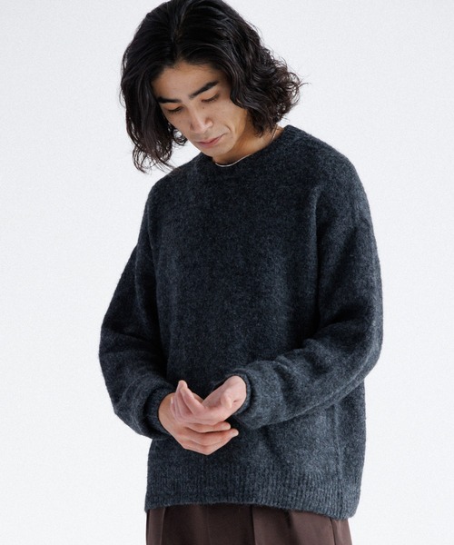 SINSS（シンス）の「Basic shaggy knit / ベーシックシャギーニット
