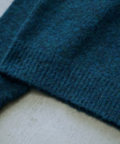 SINSS（シンス）の「Basic shaggy knit / ベーシックシャギーニット（ニット/セーター・メンズ・ブラウン/ブルー/ターコイズブルー/チャコール/グレー・SMALL/MEDIUM/LARGE/X-SMALL）」の21枚目の写真