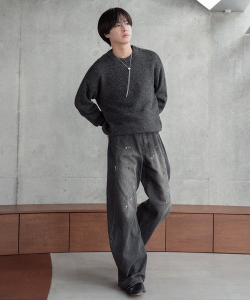 Basic shaggy knit / ベーシックシャギーニット(ニット Basic shaggy knit / ベーシックシャギーニット(ニット