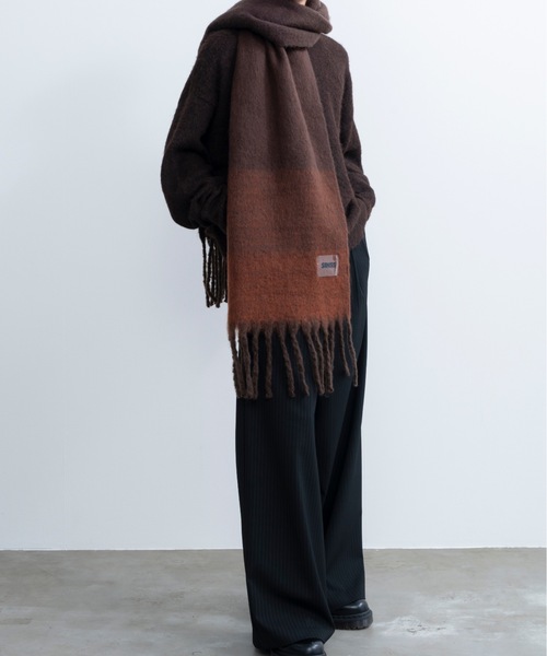 SINSS(シンス)の「Basic shaggy knit / ベーシックシャギーニット(ニット/セーター・メンズ・ブラウン/ブルー/ターコイズブルー/チャコール/グレー・SMALL/MEDIUM/LARGE/X-SMALL)」の20枚目の写真