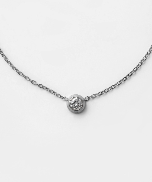 ciite' surgical stainless（シーテサージカルステンレス）の「【 金属アレルギー対応 】 ブライトストーンネックレス サージカルステンレス（ネックレス・レディース・シルバー/ゴールド・FREE）」の21枚目の写真