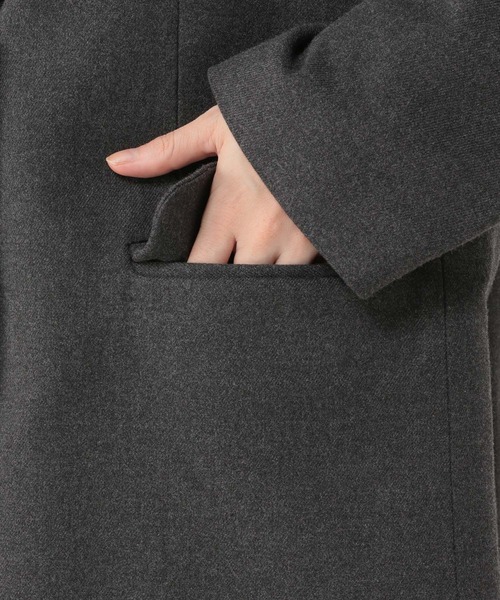 studio CLIP（スタディオクリップ）の「テーラードロングジャケット[プチサイズあり]（テーラードジャケット・レディース・チャコール/モカ・FREE/PF）」の15枚目の写真