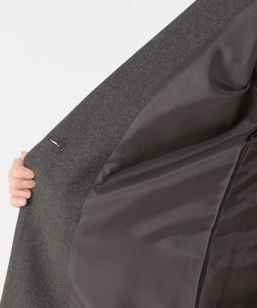studio CLIP（スタディオクリップ）の「テーラードロングジャケット[プチサイズあり]（テーラードジャケット・レディース・チャコール/モカ・FREE/PF）」の17枚目の写真
