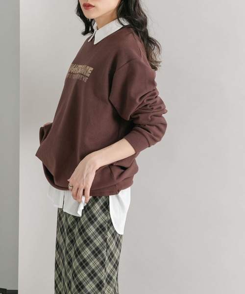 KBF（ケイビーエフ）の「ピーチスキンロンTEE（Tシャツ/カットソー・レディース・ブラウン/グレー系その他・ONE）」の20枚目の写真