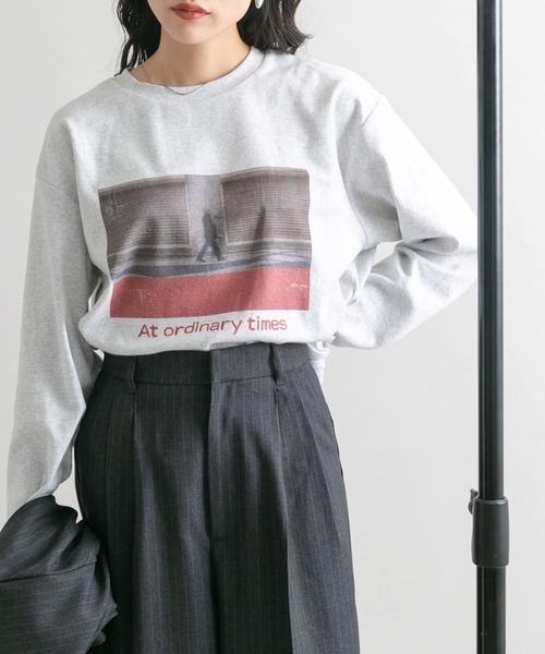 KBF（ケイビーエフ）の「ピーチスキンロンTEE（Tシャツ/カットソー・レディース・ブラウン/グレー系その他・ONE）」の14枚目の写真