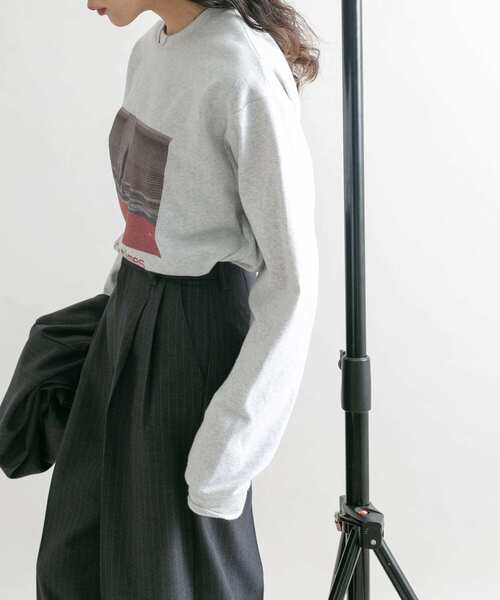 KBF（ケイビーエフ）の「ピーチスキンロンTEE（Tシャツ/カットソー・レディース・ブラウン/グレー系その他・ONE）」の15枚目の写真