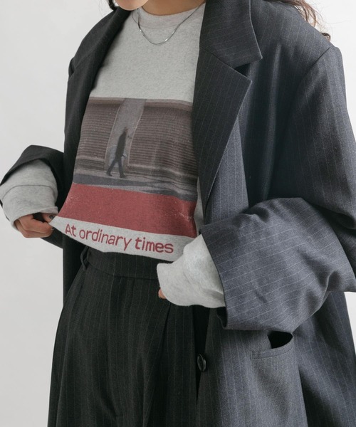 KBF（ケイビーエフ）の「ピーチスキンロンTEE（Tシャツ/カットソー・レディース・ブラウン/グレー系その他・ONE）」の17枚目の写真