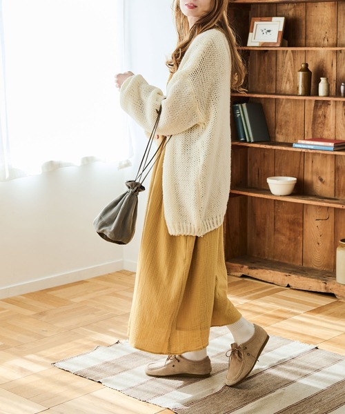 Crisp(クリスプ)の「フロントタックダブルガーゼワンピース Crisp(クリスプ)の「フロントタックダブルガーゼワンピース