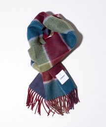 GLOSTER | 【GLOSTER/グロスター】カシミヤブレンドウールマフラー リバーシブル (無地/チェック)(マフラー)