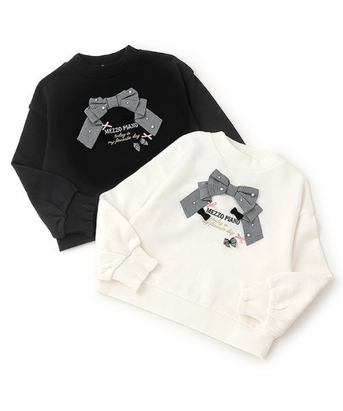 セール】チェックリボン トレーナー（スウェット）｜mezzo piano