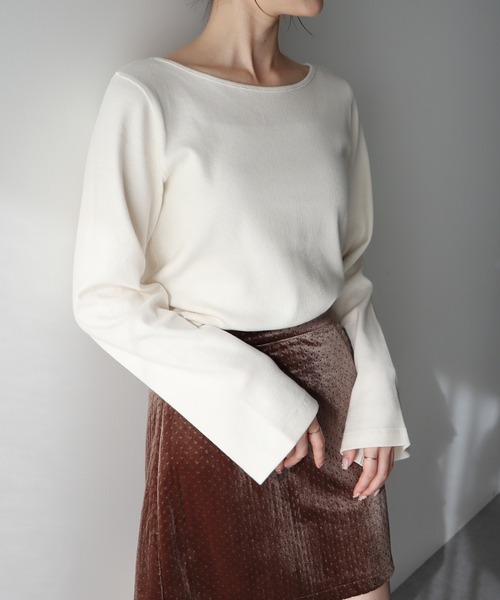 earth music&ecology（アースミュージックアンドエコロジー）の「2WAYネックリブプルオーバー（Tシャツ/カットソー・レディース・ネイビー/その他1/その他2/ブラック/ピンク系その他/オフホワイト・FREE）」の20枚目の写真