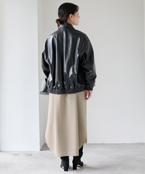 美品！羊革ライダースジャケット セール】INSCRIRE（アンスクリア） Sheep Leather Blouson