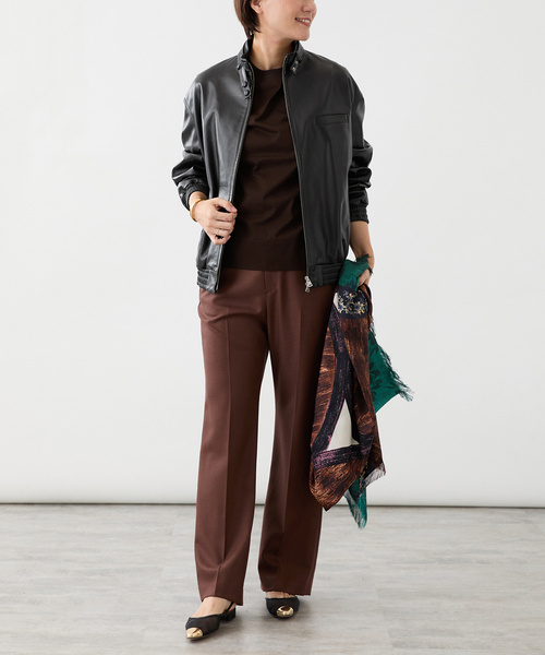 セール】INSCRIRE（アンスクリア） Sheep Leather Blouson